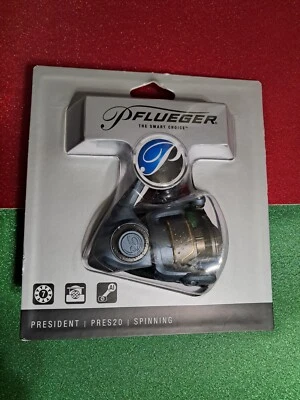 PFLÜGER NEW - Pflueger President PRES20 Spinning Fishing Reel 7 Ball Bearing 5.2:1