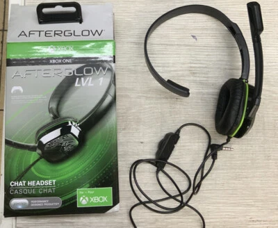 ✅ Afterglow Xbox One Chat Headset Wired Afterglow LVL1 - - Image 1 of 2