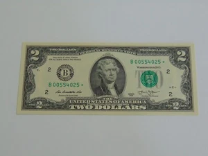2013 $2 Star Uncirculated Low Serial Number Federal Reserve Note - New York - Picture 1 of 2