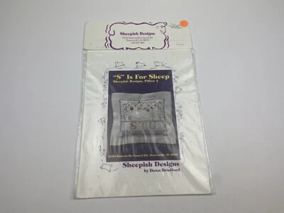 Sheepish Design S Is For Sheep Sampler Counted Cross Stitch Pattern Chart - Image 1 of 3