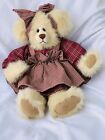 Vintage Limited Edition Numbered/Signed Handmade Rags A Muffin Teddy Bear c.1997