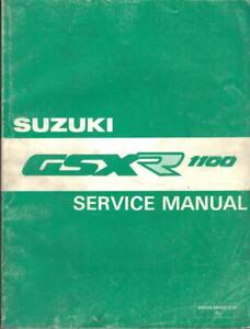 SUZUKI GSXR1100 K,L,SLINGSHOT 1989,1990 ORIGINAL FACTORY WORKSHOP MANUAL