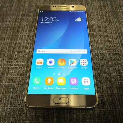 SAMSUNG GALAXY NOTE 5 (T-MOBILE) CLEAN ESN, WORKS, PLEASE READ!! 64371 - Image 1 of 3