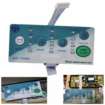 Repuesto Panel de Control Externo Lavadora Lavadora Universal 9Pines XN-999 Foto 1 de 4