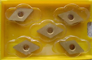 ¡VENTA! 5 x PLACAS DE CORTE REVERSIBLES KENNAMETAL DNMS 150408 KC810 - Imagen 1 de 2