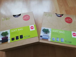 2 x Emsa Soft Bag 30 cm Übertopf Brotkorb Blumentopf Geschenkkorb Korb Blumen - Bild 1 von 5