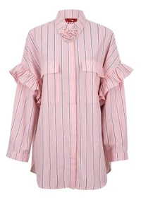 Cras Flowercras Pink Stripe Shirt -45% - RRP £160 - BRAND NEW - Picture 1 of 4