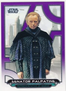 Star Wars Galactic Files Base Purple 2018 #TPM-29 Senator Palpatine 53/99 - Imagen 1 de 1