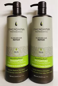 2 Bottles Macadamia Professional ~ Nourishing Repair Shampoo w/Pro Oil Complex - Picture 1 of 2