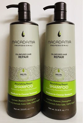 2 Bottles Macadamia Professional ~ Nourishing Repair Shampoo w/Pro Oil Complex  - Image 1 of 2