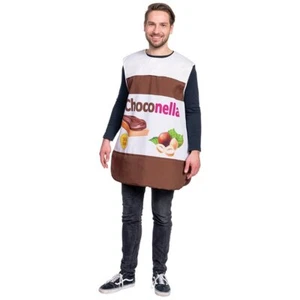 Kostüm weiß-braun Choconella Schokocreme Karneval Fasching Kostüm Herren - Bild 1 von 1