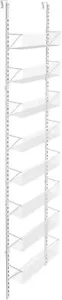 97535 Adjustable Wall & Door 8-Tier Basket Organizer, 18", , White - Picture 1 of 6