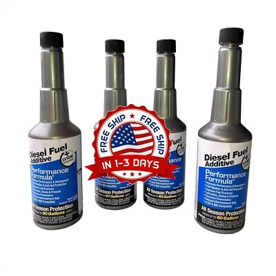 Aditivo para combustible diésel Formula, paquete de 4 botellas de una pinta NEW - Image 1 of 4