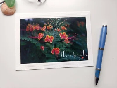 'Never Forgotten'. Lovely Blank Greeting Card w/Envelope, Artist is Seller - Image 1 of 4