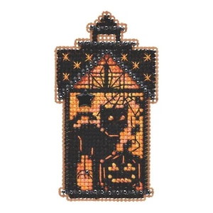 Taboo Kitty Beaded Cross Stitch Kit Mill Hill 2019 Autumn Harvest MH181921 - Picture 1 of 1