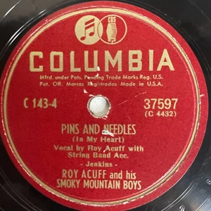 10" 78 RPM-Roy Acuff-The Precious Jewel/Pins and Needles/Columbia 37597 - Picture 1 of 4