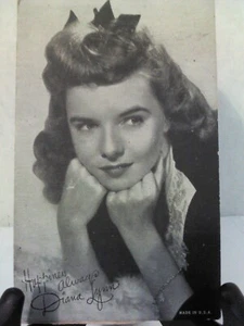 Diana Lynn Head Shot 5 1/2 " x 3 3/8" Photograph Signed Happiness Always  - Picture 1 of 4