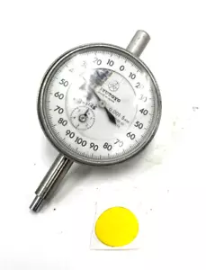 MITUTOYO 211950 DIAL GAUGE 0.001-5MM RANGE OAL 2-1/4" - Picture 1 of 7