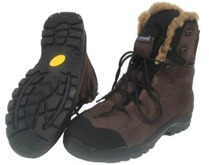 Botas de cazador de púlpito botas de invierno botas de nieve cuero bosque botas marrón talla 42 - Imagen 1 de 6