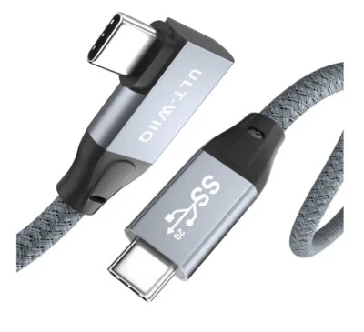 USB C 3.2 Gen2x2 Cable 100W, 20Gbps Updated 90 Degree Right Angle USB C to C 3.2 - Image 1 of 2