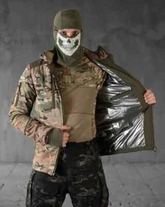 Tactical autumn - winter softshell jacket with omniheat multicam lining💙💛 - Picture 1 of 9