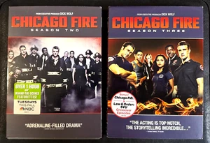 Chicago Fire: Seasons Two and Three (DVD, 2014 - 2015)- 2 Sets - NEW - Free Ship - Picture 1 of 9