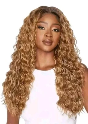OUTRE SYNTHETIC PERFECT HAIRLINE HD LACE FRONT WIG KEIANA DR2/CREAMY TOFFEE NWT! - Image 1 of 4
