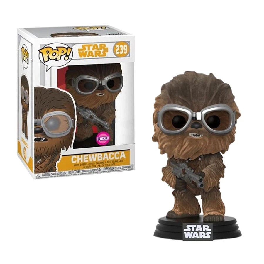 Star Wars Chewbacca Flocked Exclusive Pop! Vinyl Figure #239 Foto 1 de 1