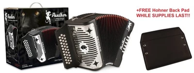 Hohner Panther FBE Acordeon Button FA Accordion +T-Shirt +BackPad!! | MAKE OFFER - Image 1 of 4