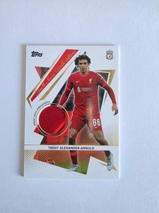 Trent Alexander Arnold Player Worn Patch Liverpool Topps 2021/22 Team Set - Picture 1 of 2