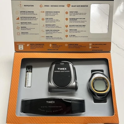 Мужские часы Timex Bodylink Trail Runner GPS-навигация пульсометр - Изображение 1 из 4
