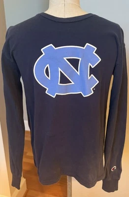 University Of North Carolina UNC Tar Heels Champion Long Sleeve Shirt Boys Large - Image 1 of 4