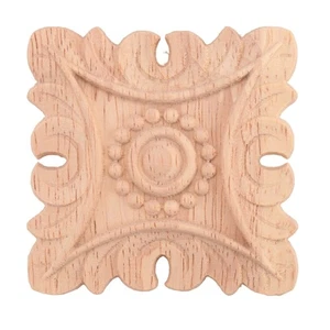 2X(Cornice Applique Vintage Legno Non Verniciato Angolare Onlay Sfondo Home5170 - Foto 1 di 3