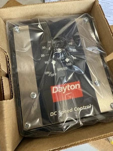 Dayton 4Z527 Dc Speed Control, Scr, Enclosed, Nema 1, 2A Max Current, 0 To - Picture 1 of 4