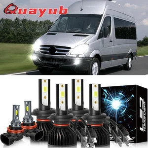 For Mercedes-Benz Sprinter 315 415 515 Van 2007-2018 LED Headlight Fog Bulbs Kit - Bild 1 von 16
