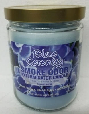 Tarro de 13 oz Smoke Odor Exterminator Blue Serenity Foto 1 de 2