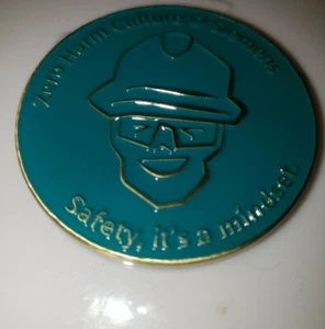 Siemens zero harm safety challenge coin Atlantic Zone Security Fire Protection - Picture 1 of 5