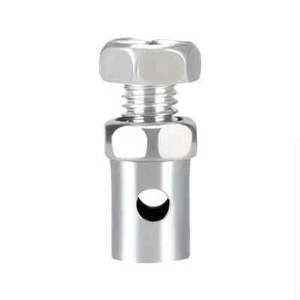 2x BIKE ADJUSTABLE CABLE ADJUSTER BARREL CLAMP BRAKE GUIDE END MOTORBIKE - Picture 1 of 3