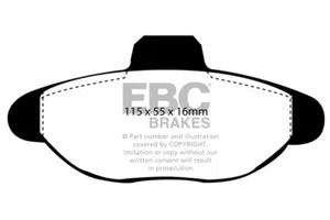 EBC Greenstuff Front Brake Pads for Lancia Y 1.2 (96 > 03) - Picture 1 of 1