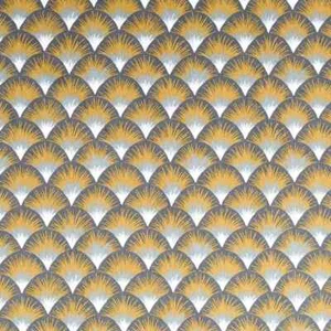 Rollo de tela de 60 yardas, multiusos 100 % algodón, 55" de ancho, escalas, erte/ámbar - Imagen 1 de 5