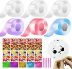 36Pcs Nano Tape Bubble kit,Double Sided Tape Bubbles Balloons,Nano Tape Bubble 