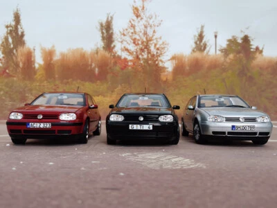 NOREV 1:18 Golf GTI 4 Gen 4th Diecast Car Model Toys Gifts Display Black/Red - Image 1 of 4