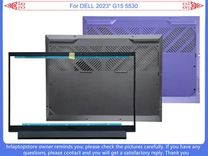 Nowość do DELL 2023" G15 5530 LCD Przednia ramka 0N40HF / Dolna obudowa 0DX913 0WW6FR - Zdjęcie 1 z 7