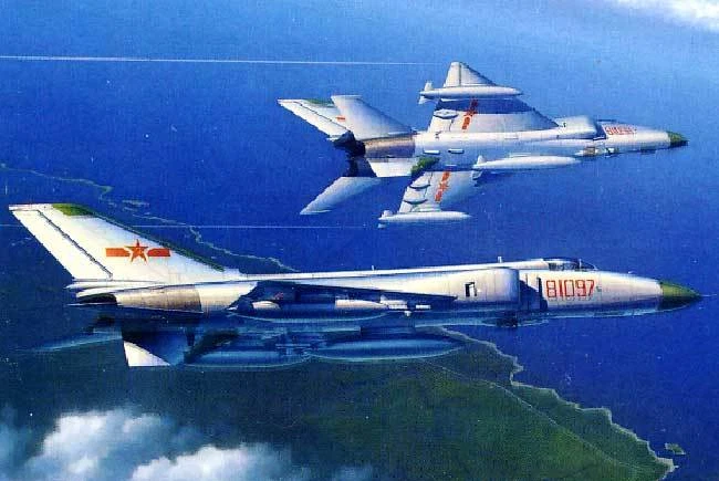 Pla J-8iib Fighter 1 48 Plastique Model Kit Trumpeter