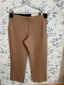 Liz Claiborne Audra Damenhose gerades Bein mittelhoher Bund Stretch Large - Bild 1 von 8
