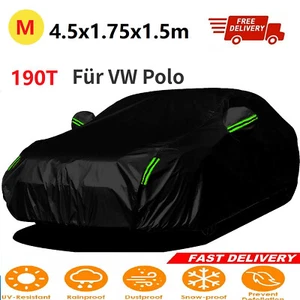 Für VW Polo 190T Autoabdeckung Vollgarage Ganzgarage Abdeckplane UV Schutzhülle - Bild 1 von 10