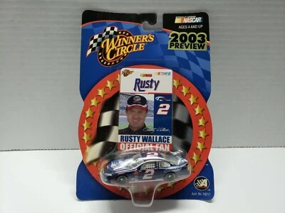 Dodge Winners Circle 2003 vista previa NASCAR Rusty Wallace 2 escala 1:64 Foto 1 de 2