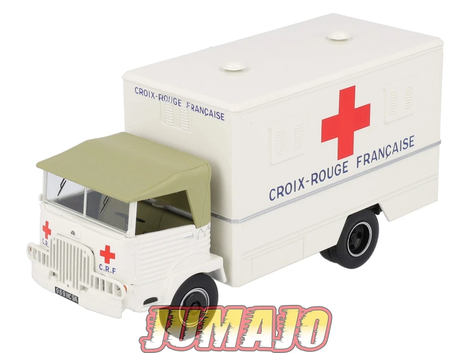 CAM65 Camions d'autrefois 1/43 Altaya IXO : SIMCA Cargo CROIX ROUGE FRANCAIS - Photo 1/4