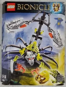 LEGO Bionicle 70794 Calavera Escorpio 2016 Juego Completo Con Manual - Imagen 1 de 4