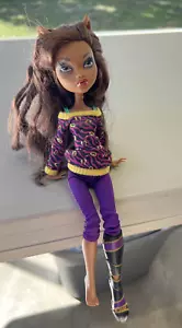 Clawdeen Wolf 2nd Second Wave Monster High bambola scuole fuori USATA GIOCATA CON - Foto 1 di 19